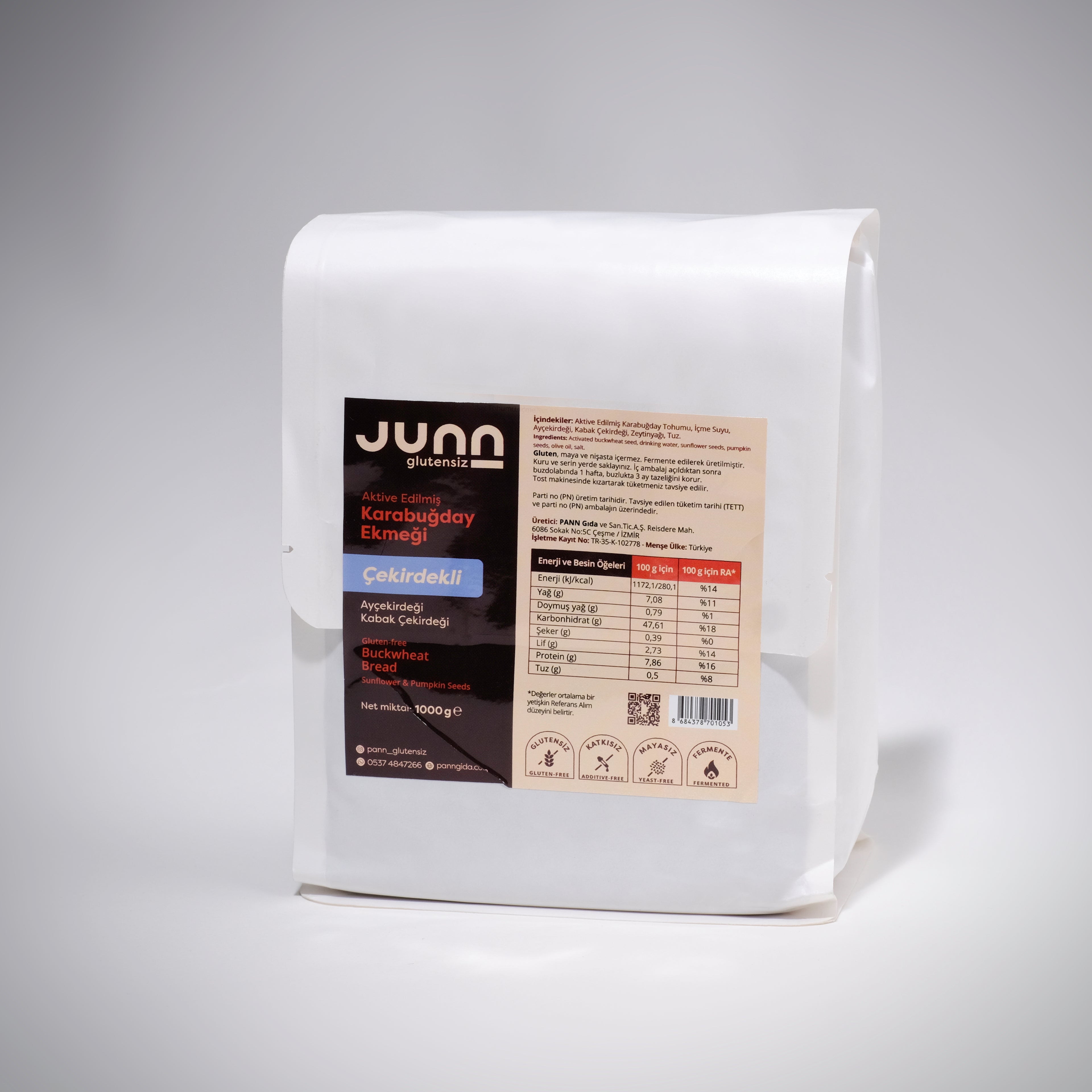 Çekirdekli Karabuğday Ekmeği